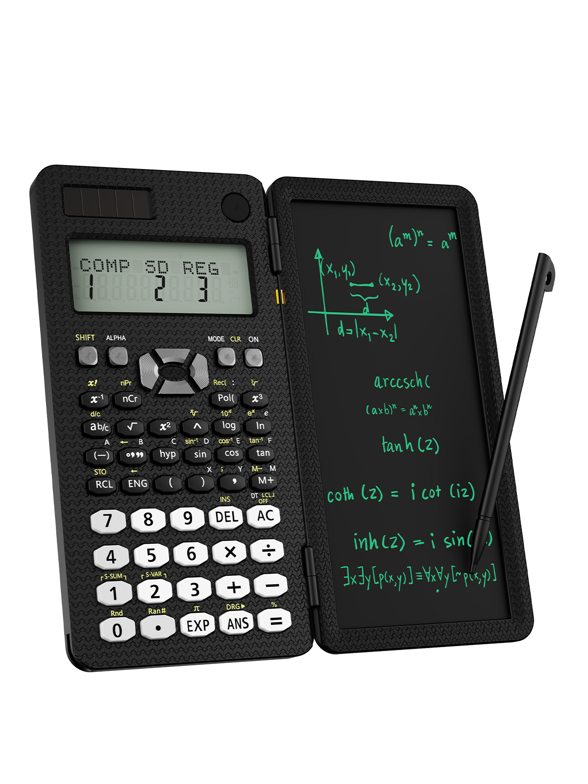 ROATEE 82MS 240 Functions Scientific Calculator with Writing Pad(Black)