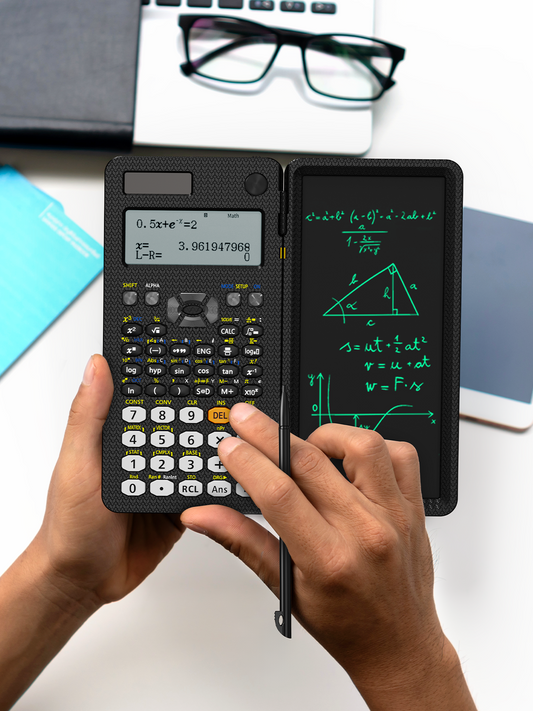 ROATEE 991ES 417 Functions Scientific Calculator with Writing Pad(Black)