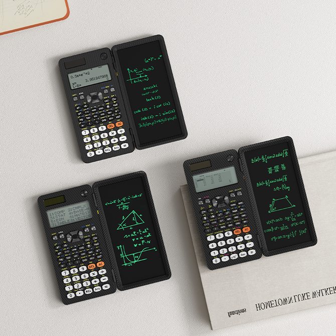 Calculator with Writing Pad