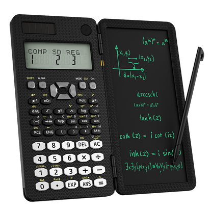 ROATEE 82MS 240 Functions Scientific Calculator with Writing Pad(Black)