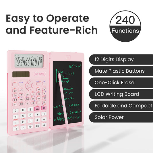ROATEE 82MS 240 Functions Scientific Calculator with Writing Pad