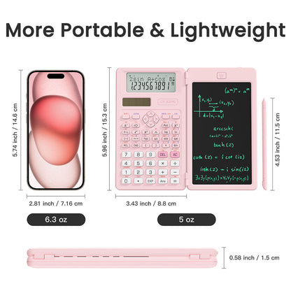 ROATEE 82MS 240 Functions Scientific Calculator with Writing Pad