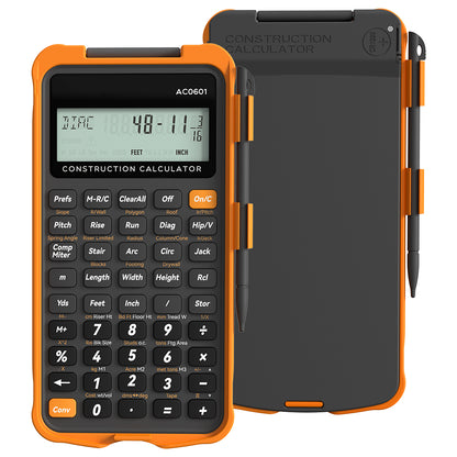 ROATEE Pocket 12 Digits Construction Calculator with Writing Board for Carpenter, Framer, Remodeler