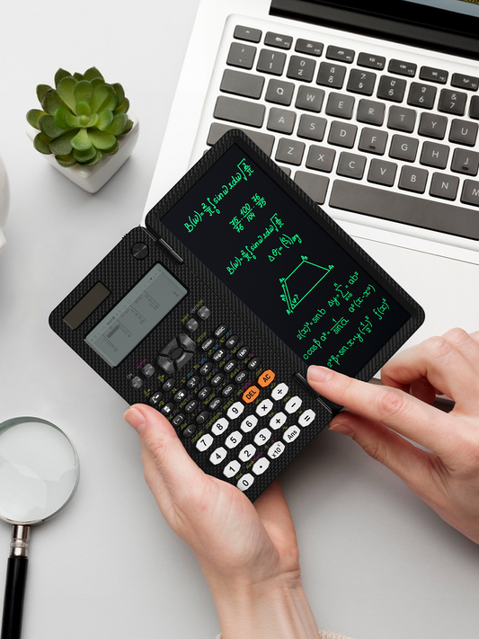 ROATEE Rechargeable 991EX 552 Functions Scientific Calculator with Writing Pad(Black)