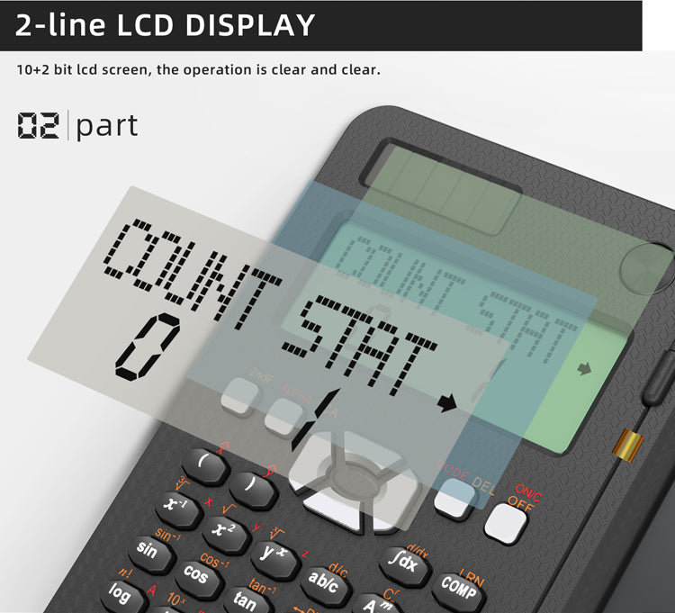 ROATEE 991MS 349 Functions Scientific Calculator with Writing Pad