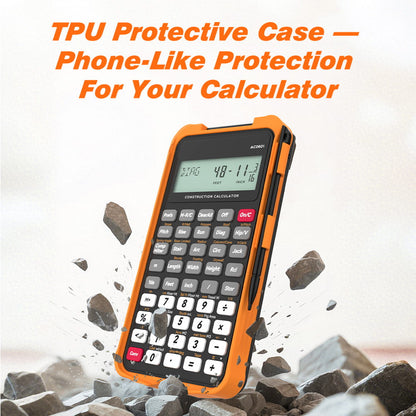 ROATEE Pocket 12 Digits Construction Calculator with Writing Board for Carpenter, Framer, Remodeler